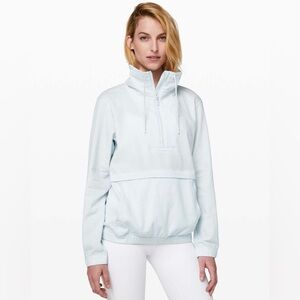 Lululemon Athletica Light Blue Half-Zip Sweatshirt